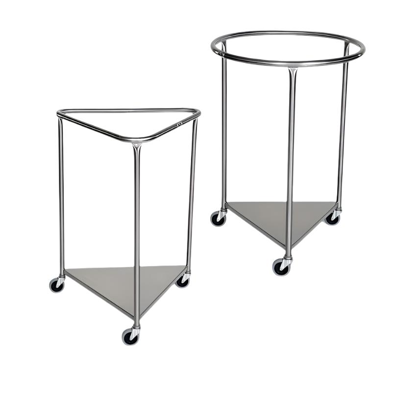 Midcentral Medical MCM-2000/2001/2005/2006 SS Round or Triangle Hamper, no lid Midcentral Medical