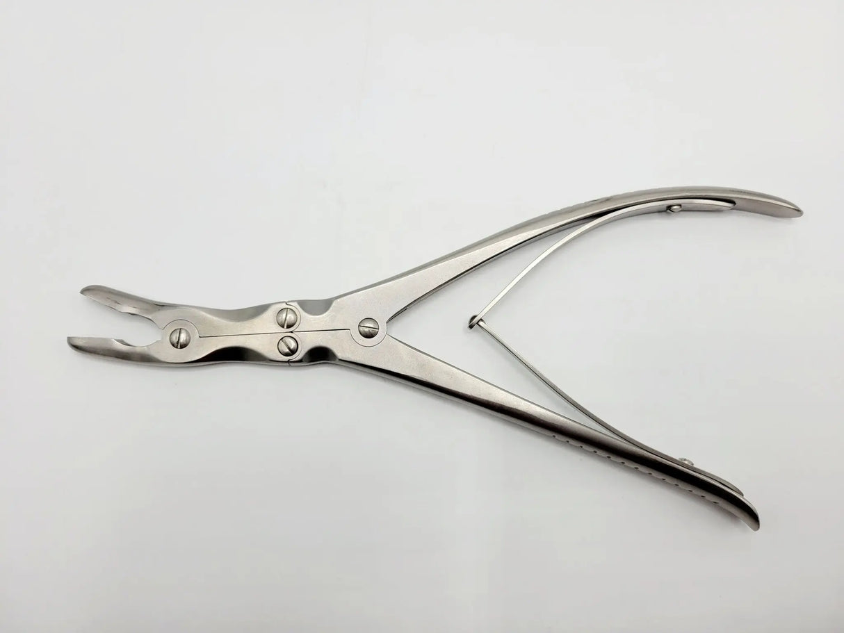 Boss 26-1096 Leksell Rongeur Lt Double Auction Curved Handle 8mm Jaws Wide 9" Boss Instruments