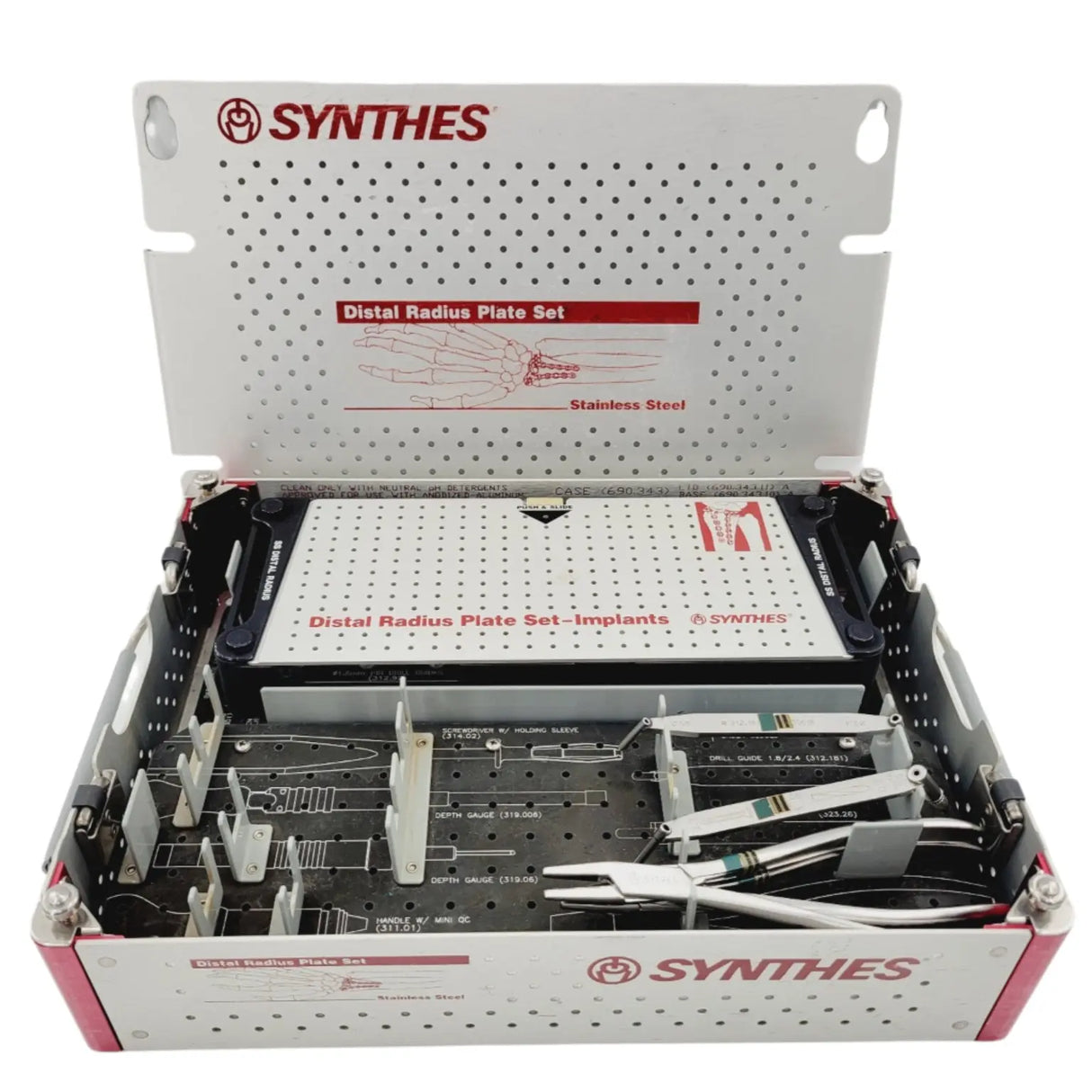 Synthes Distal Radius Plate Set Synthes