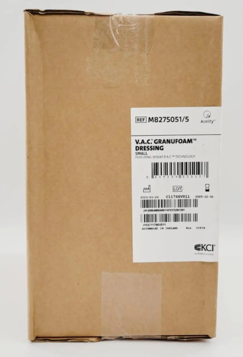 KCI M8275051/5 V.A.C Granufoam Dressing Small Box of 5 KCI