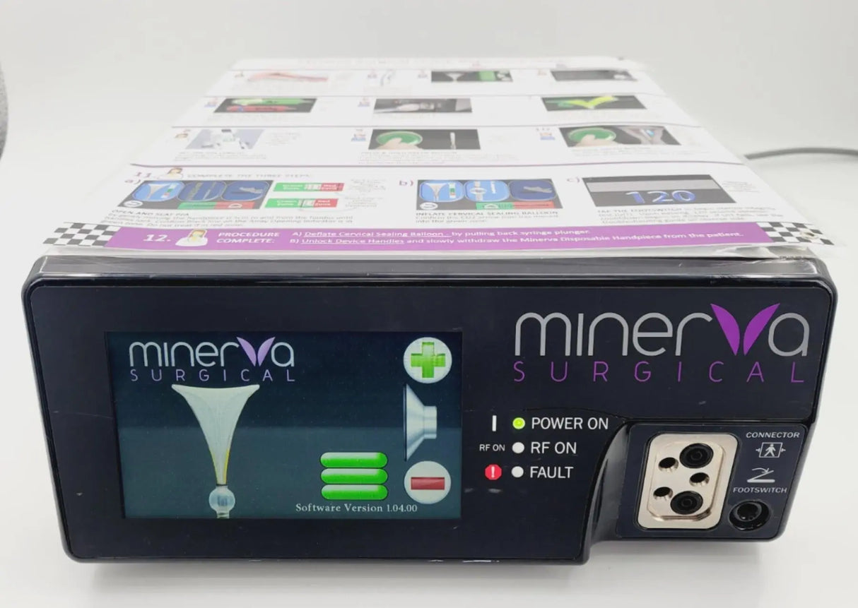 Minerva Surgical MIN180S RF-Controller with Canisters DOM: 2015 Minerva