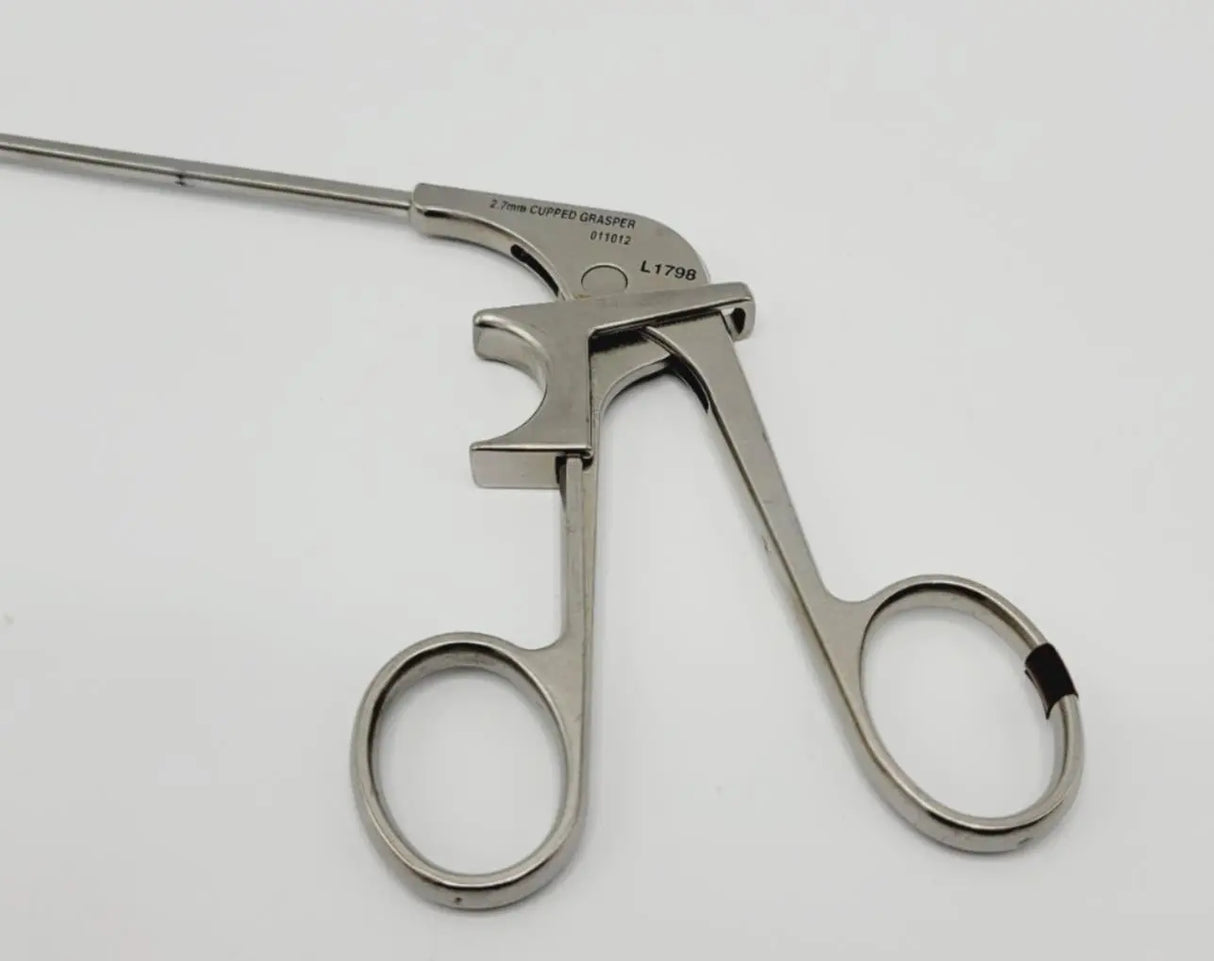 Acufex 011012 Cupped Grasping Forceps 2.7mm Arthroscopy 9-1/2" Acufex