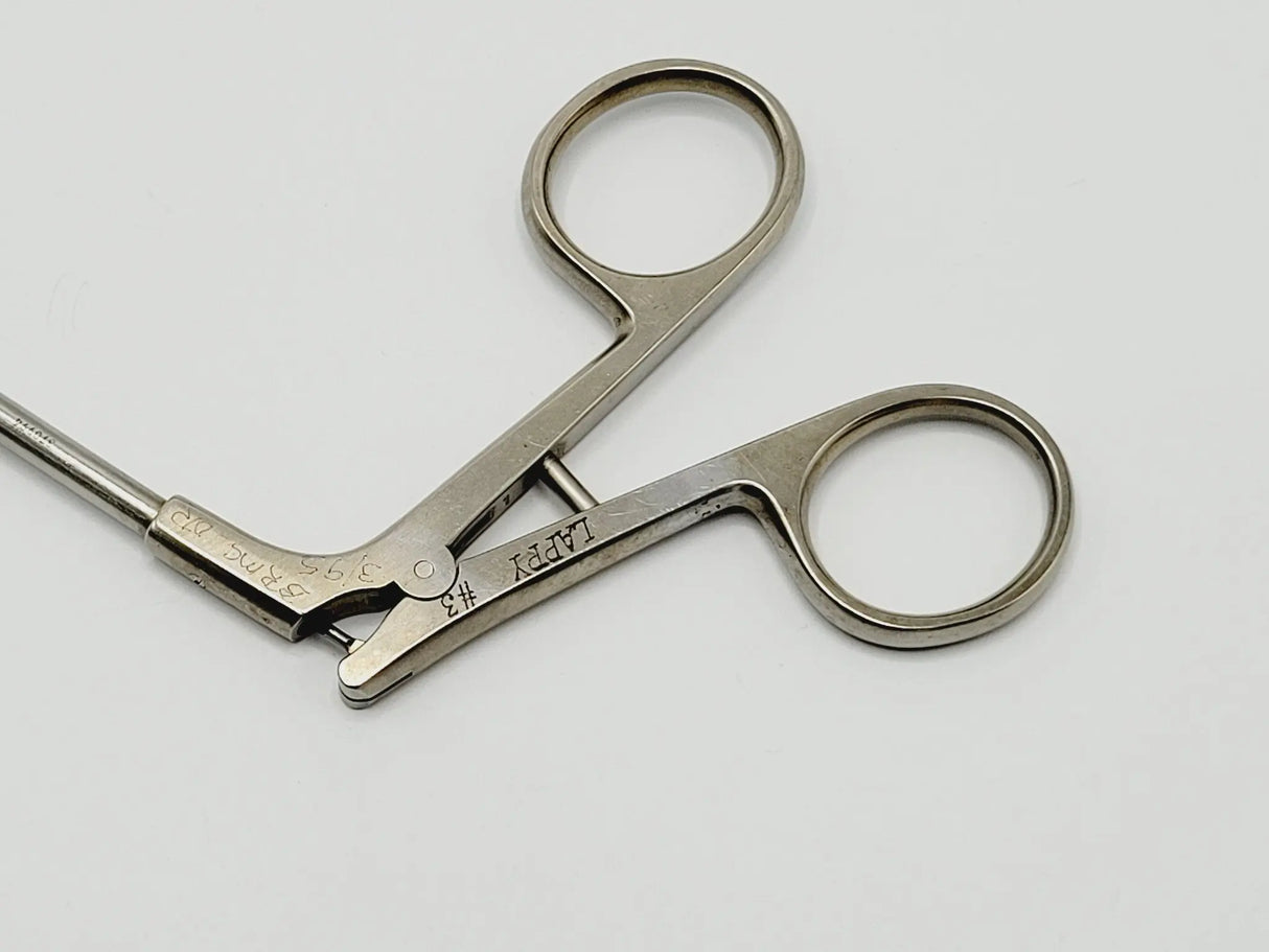 Integra Jarit 600-210 Micro Scissors Laparoscopy Curved Left 5mm Fine Delicate 16-1/4" Integra Jarit
