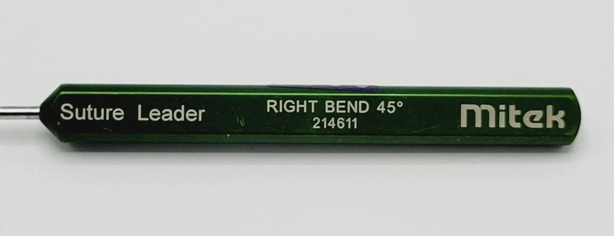 Mitek 214611 Arthroscopic Right Bend 45° Up Suture Leader 11-3/8" Mitek