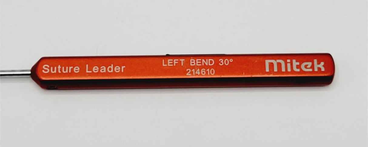 Mitek 214610 Arthroscopic Left Bend 30° Up Suture Leader 11-3/8" Mitek