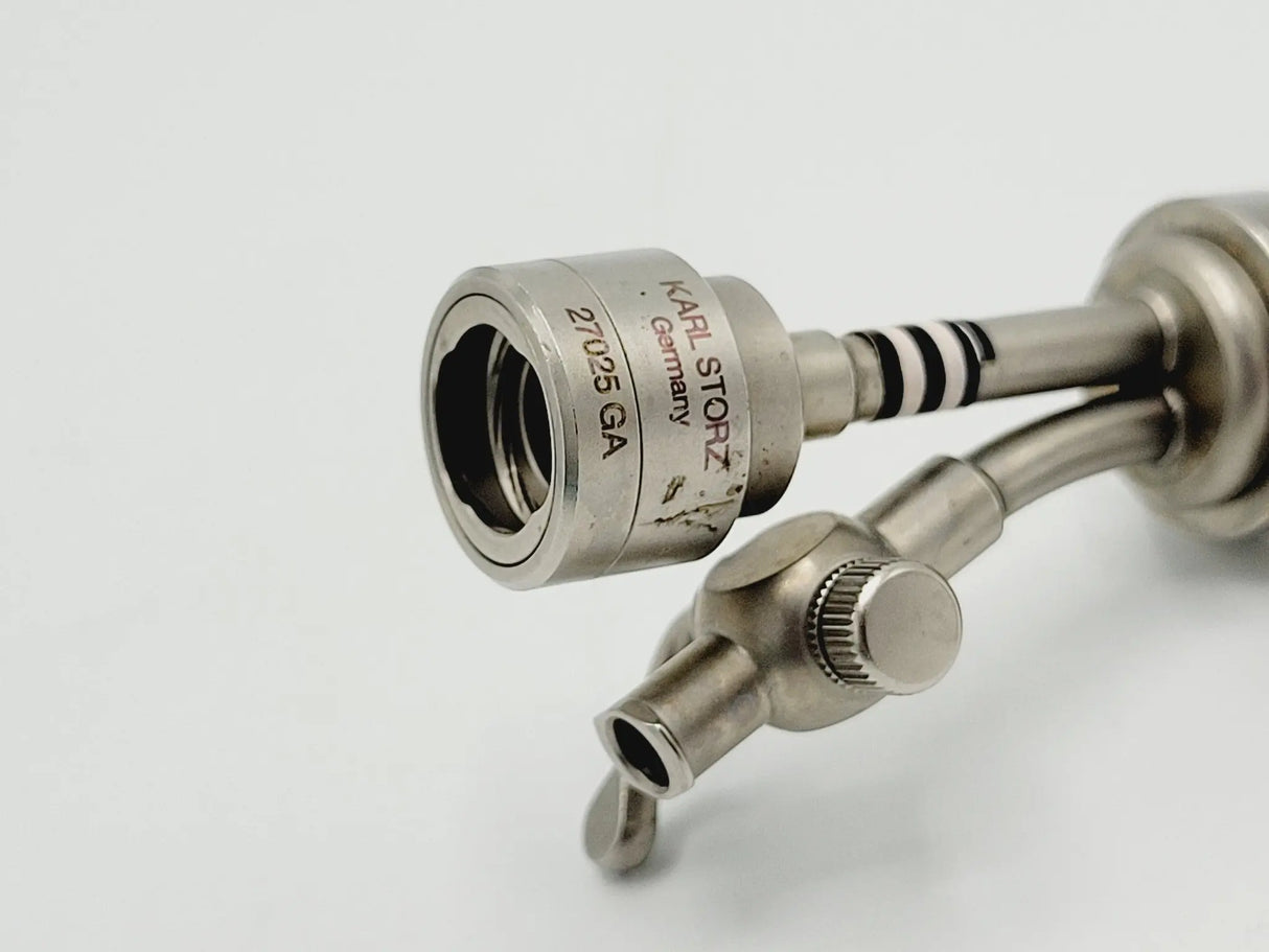 Karl Storz 27025 GA Cystoscopy Telescope Bridge w/ 1 Curved Working Channel Karl Storz