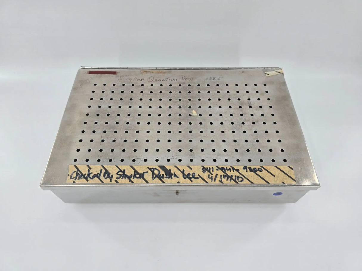 Stryker TPS Quantum Drill Set w/ Carbide Bur Set & Instrument Case Synthes Stryker