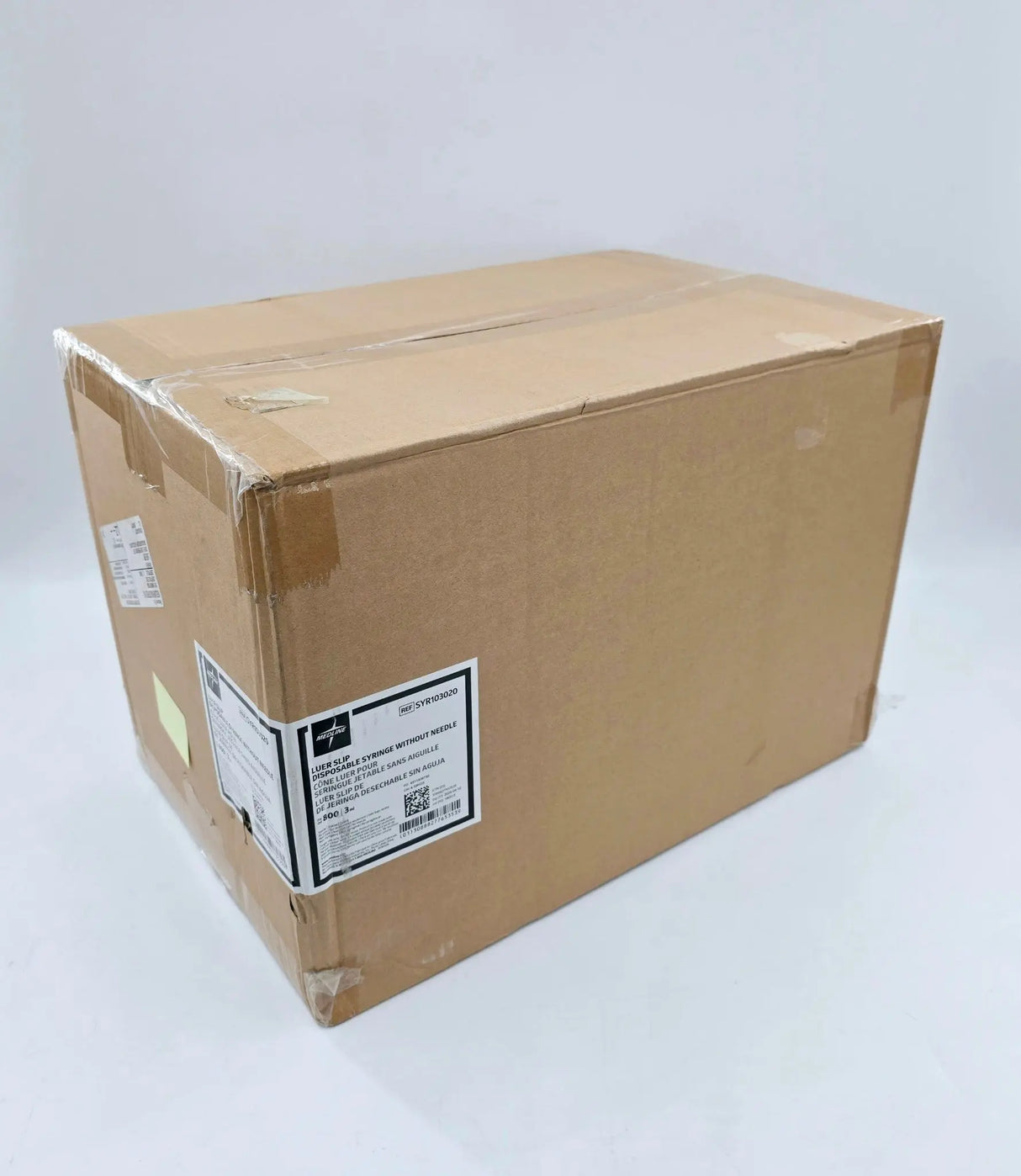 Medline SYR103020 Luer Slip 3mL Disposable Syringe w/o Needle Case of 800 Medline