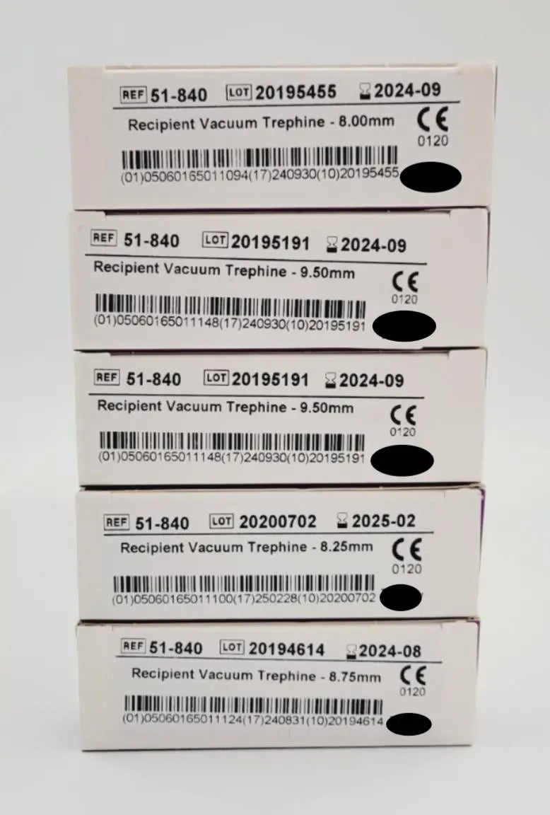 Network Medical 51-840 Recipient Vacuum Trephine Lot of 5 Network Medical