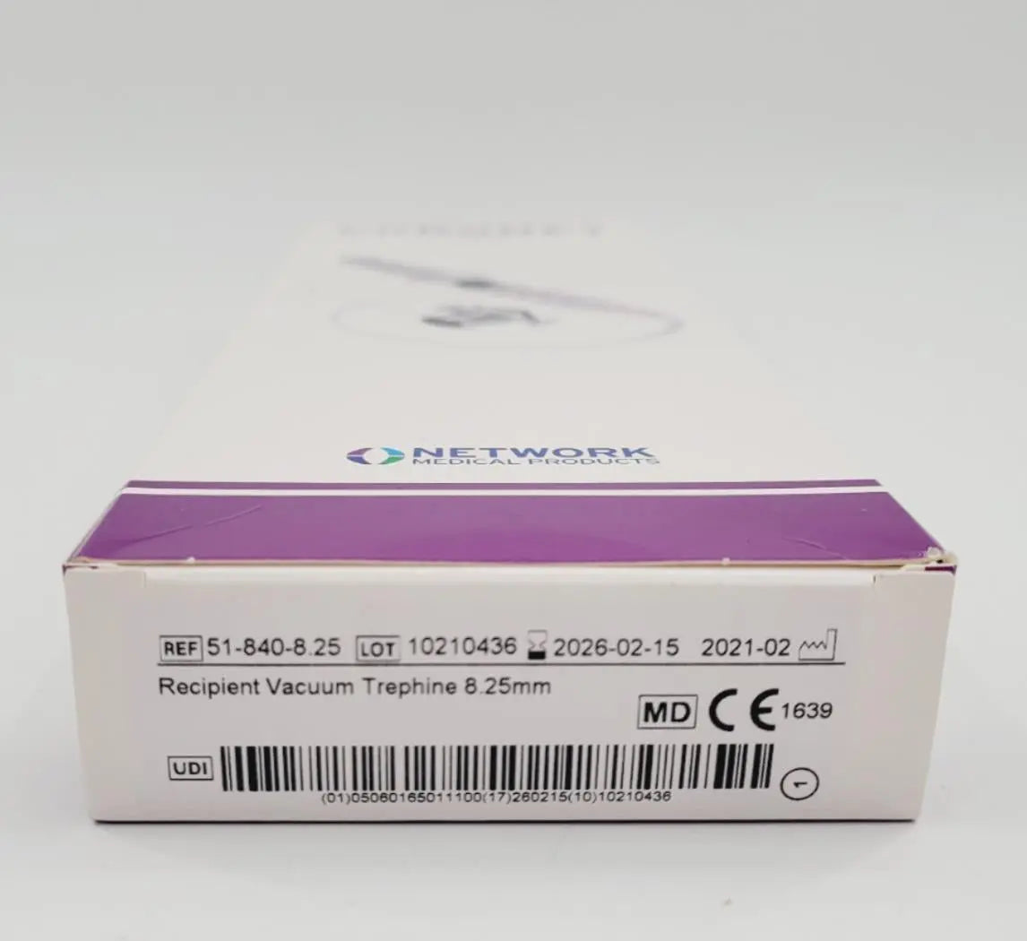 Network Medical 51-840-8.25 Recipient Vacuum Trephine 8.25mm Network Medical