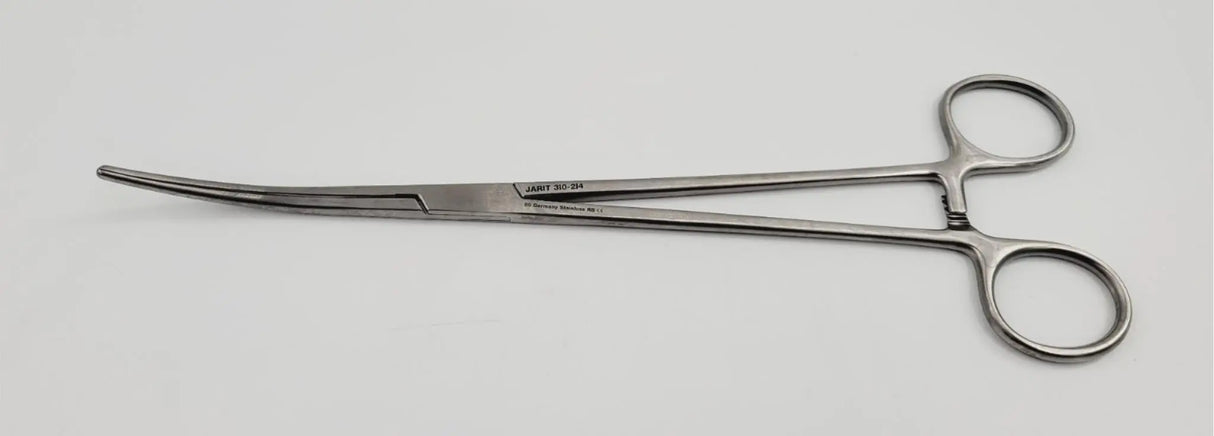 Jarit 310-214 Crafoord Coarctation Clamp Serrated 70mm Working Length 9-3/4" Jarit