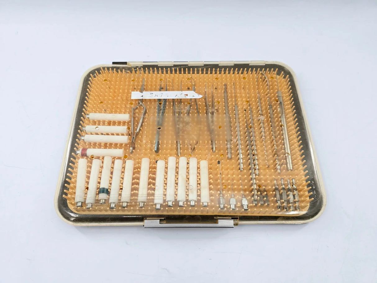 Ophthalmology Set & Sterilization Case Assorted Manufacturers Set of 38 Storz