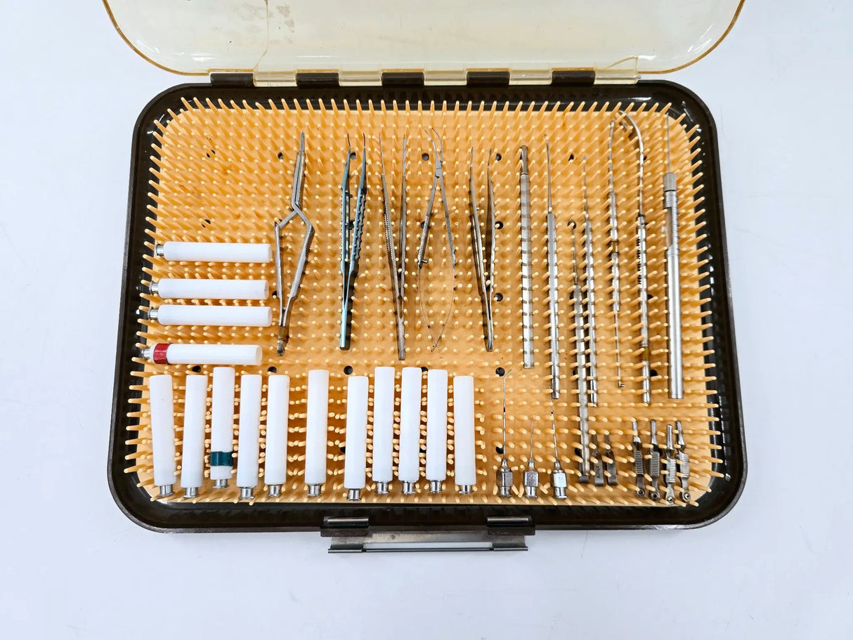 Ophthalmology Set & Sterilization Case Assorted Manufacturers Set of 38 Storz