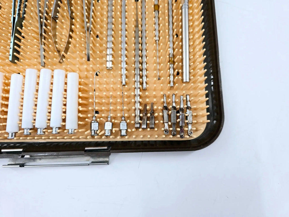 Ophthalmology Set & Sterilization Case Assorted Manufacturers Set of 38 Storz