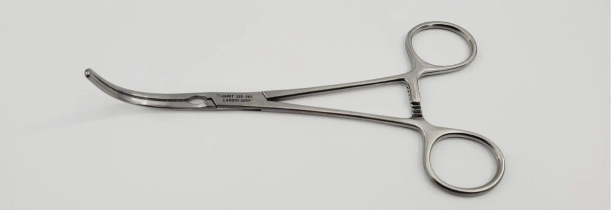 Jarit 320-265 DeBakey Peripheral Curved 1/-5/8" Jaw 6-1/4" Jarit