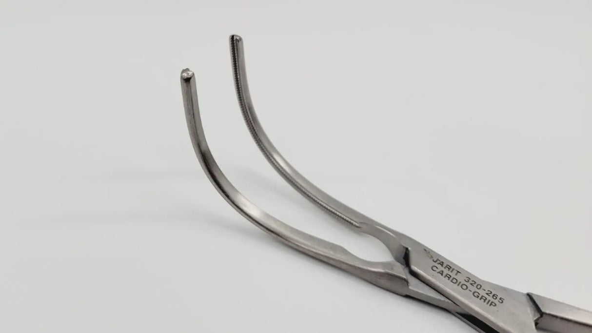 Jarit 320-265 DeBakey Peripheral Curved 1/-5/8" Jaw 6-1/4" Jarit
