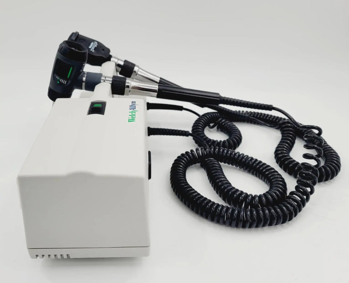 Welch Allyn 767 Oto-Ophthalmoscope Wall Transformer w/ 23810 & 11720 Welch Allyn