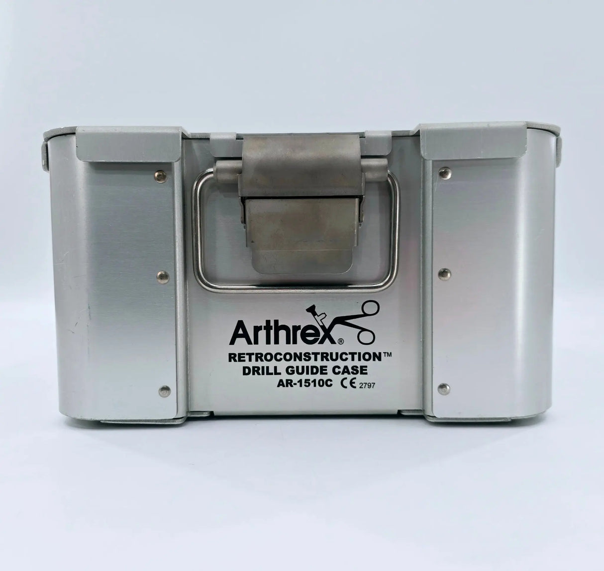 Arthrex AR-1510C Retroconstruction Drill Guide System Sterilization Case 18-1/2" Arthrex