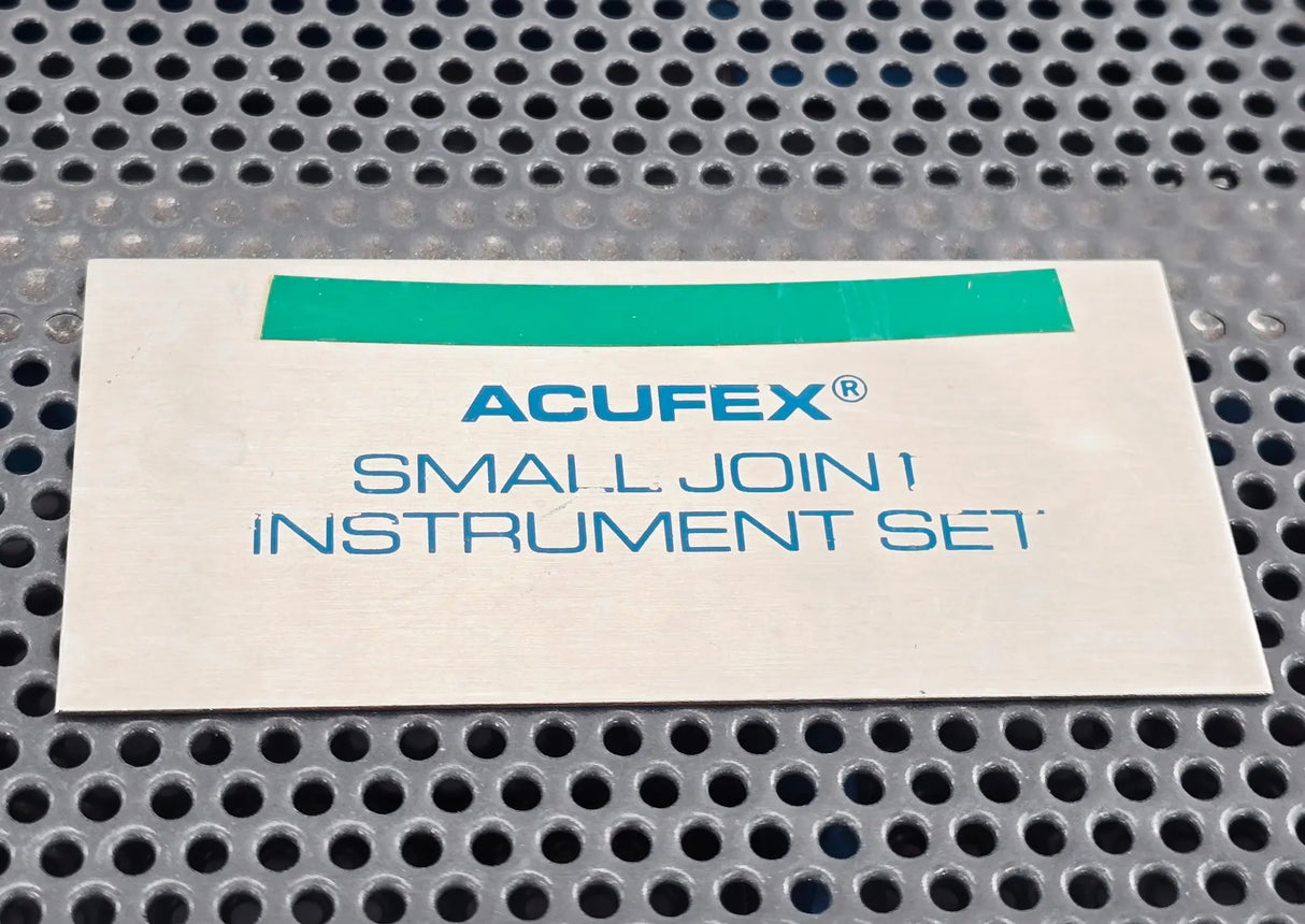 Acufex Sterilization Case for Small Joint Instrument Set 15 x 10 x 2 Unbranded