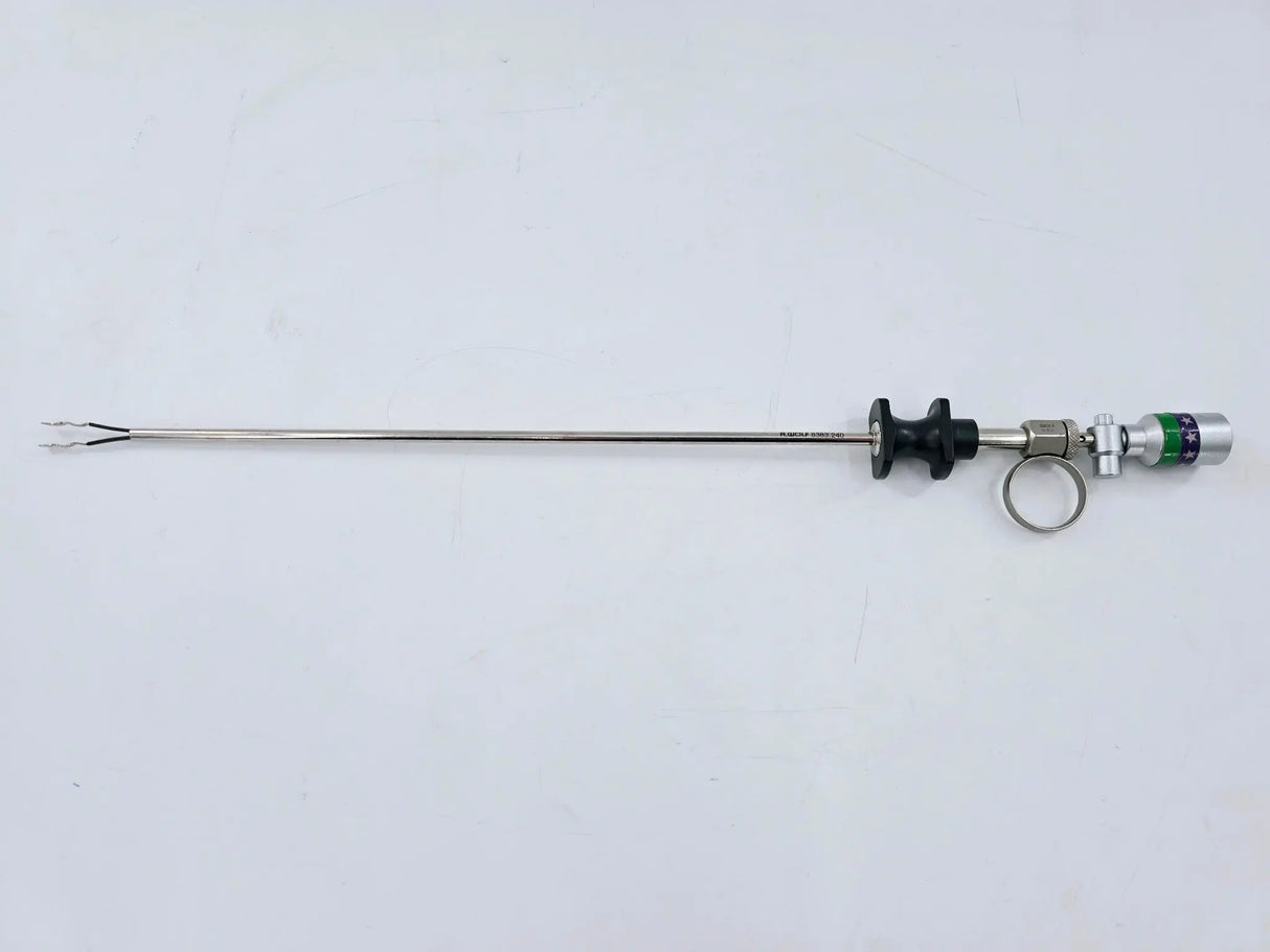 R. Wolf 8383.24 5mm Laparoscopic Kleppinger Forceps w/ Sheath Bipolar 15" Richard Wolf