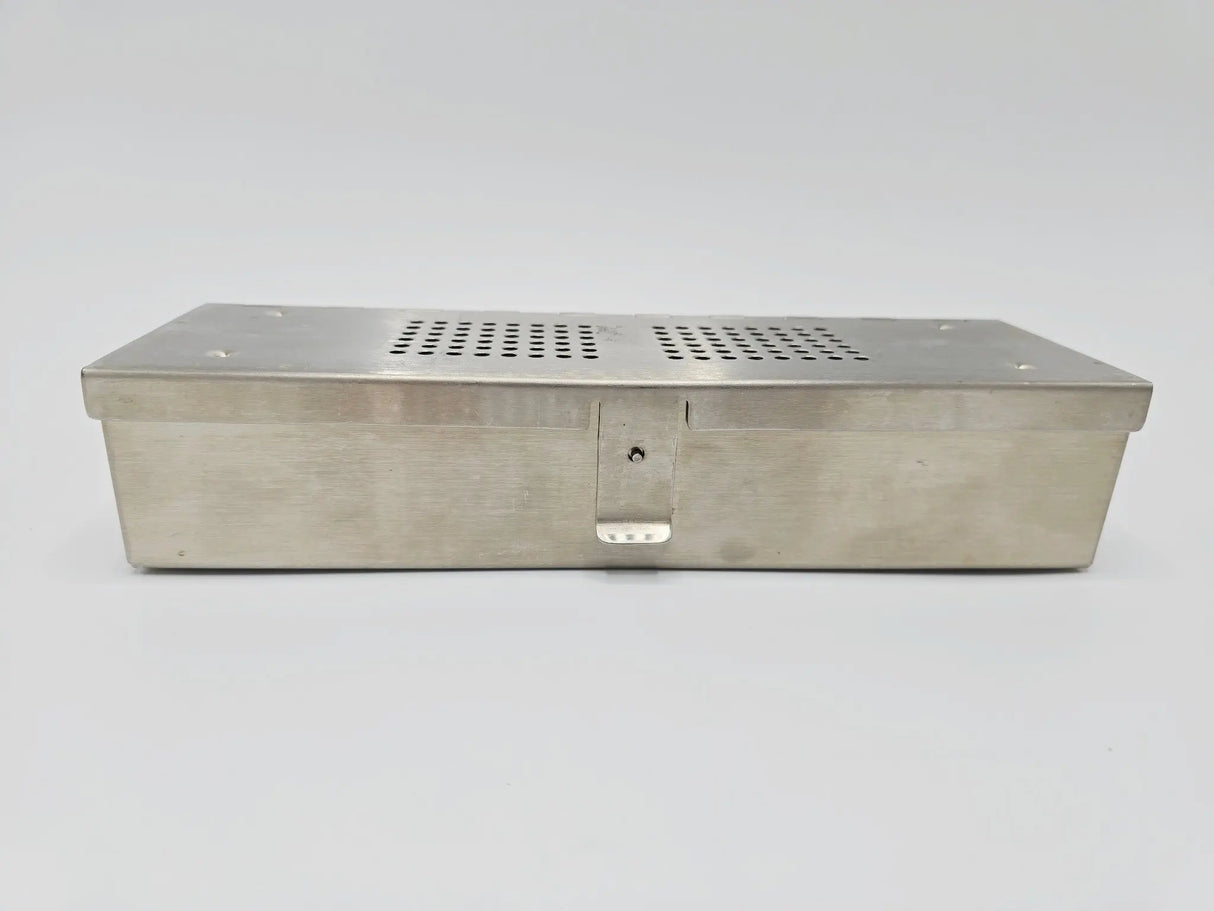 Small Stainless Steel Endoscopy Scope Case with Hinged Lid and Liner 10 x 3 x 2 Unbranded