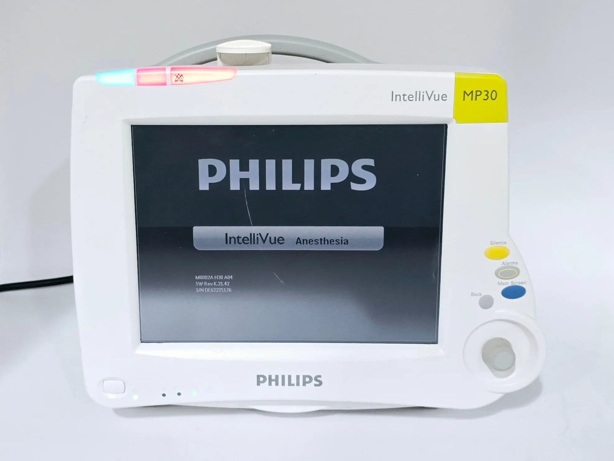 Philips M4605A MP30 Intellivue Critical Care Patient Monitor K.21.42 Certified Primis Medical