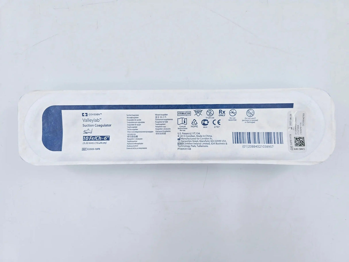 Covidien E2505-10FR Valleylab Suction Coagulator 10Fr/Ch-6" Covidien