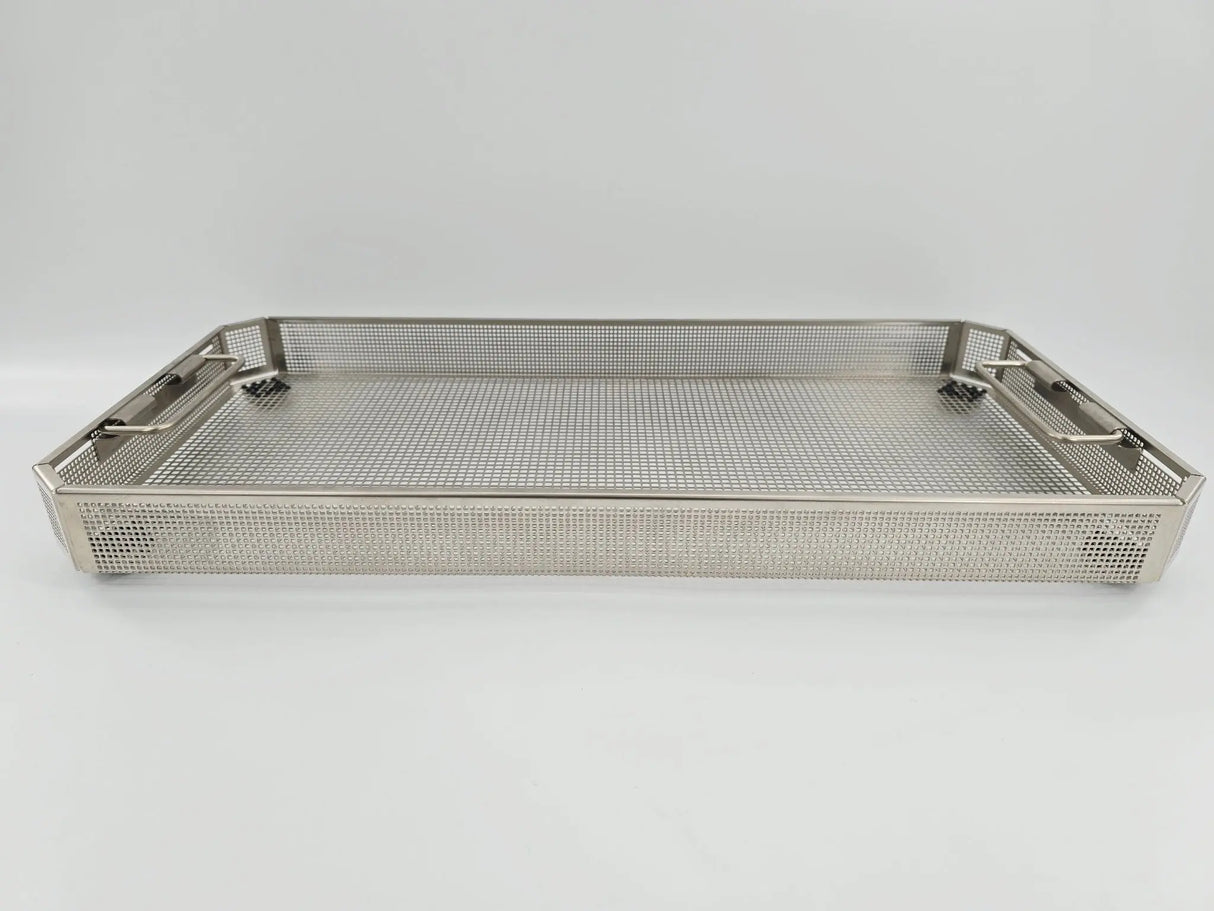 Aesculap surgical sterilization basket JF222R Perforated 540 x 253 x 56mm Unbranded