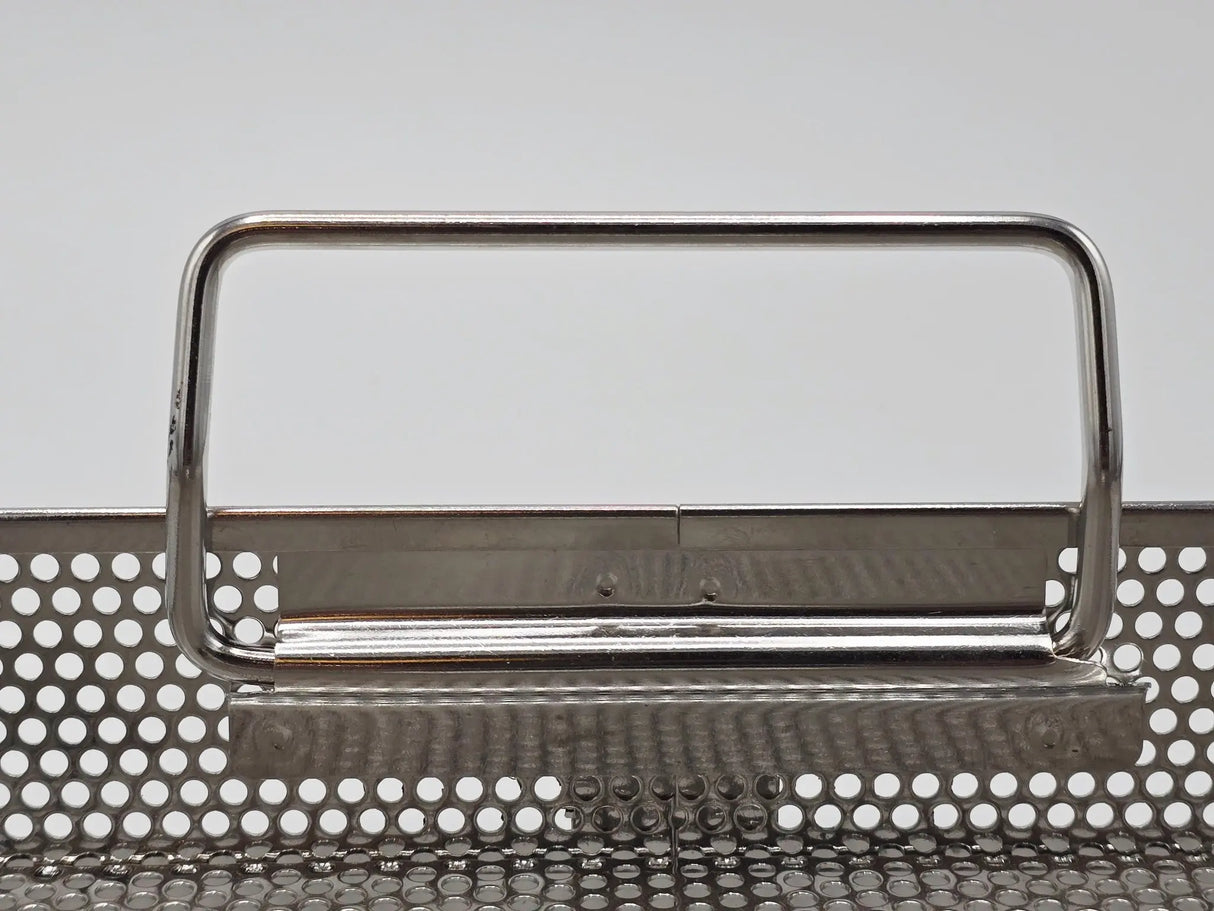 Small Stainless Steel Surgical Sterilization Basket 10.5 x 9 x 2.5 Unbranded