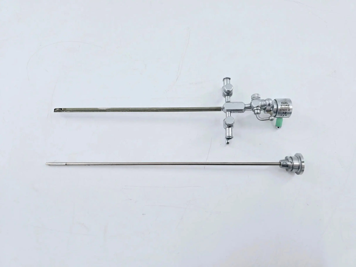 Karl Storz 27031C 1 x 4 Pediatric Cystoscope Sheath 12Fr. w/ Obturator 8" Karl Storz
