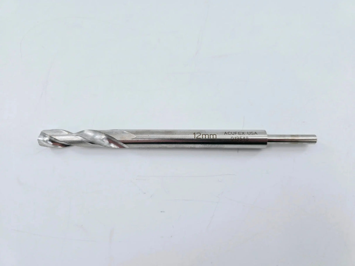 Acufex 013548 12mm Cannulated Drill Bit Arthroscopy 7" Acufex