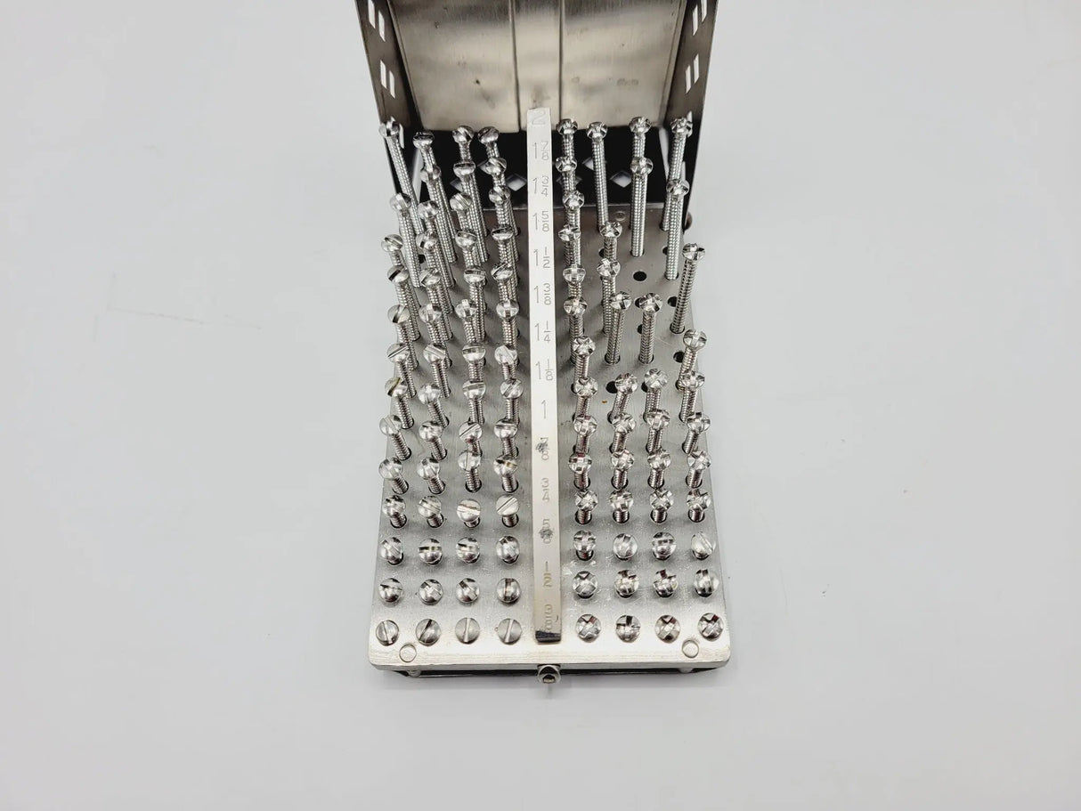 Zimmer 1012 Standard Bone Screw Case w/ 3.5mm Screws 5-1/2" Zimmer