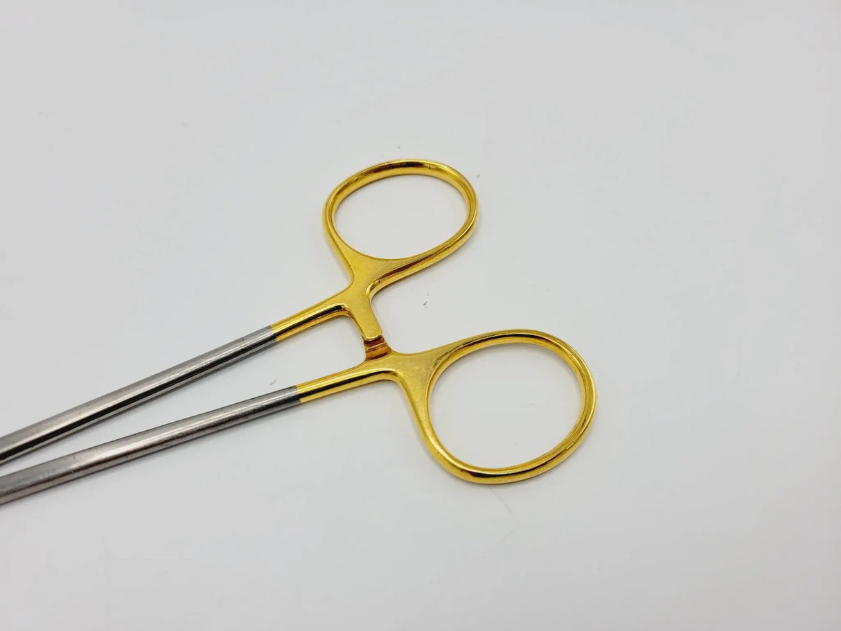 Jarit 121-140 Mayo-Hegar Needle Holder Forceps w/ Carb-Bite Serrated Jaws 7-1/4" Jarit