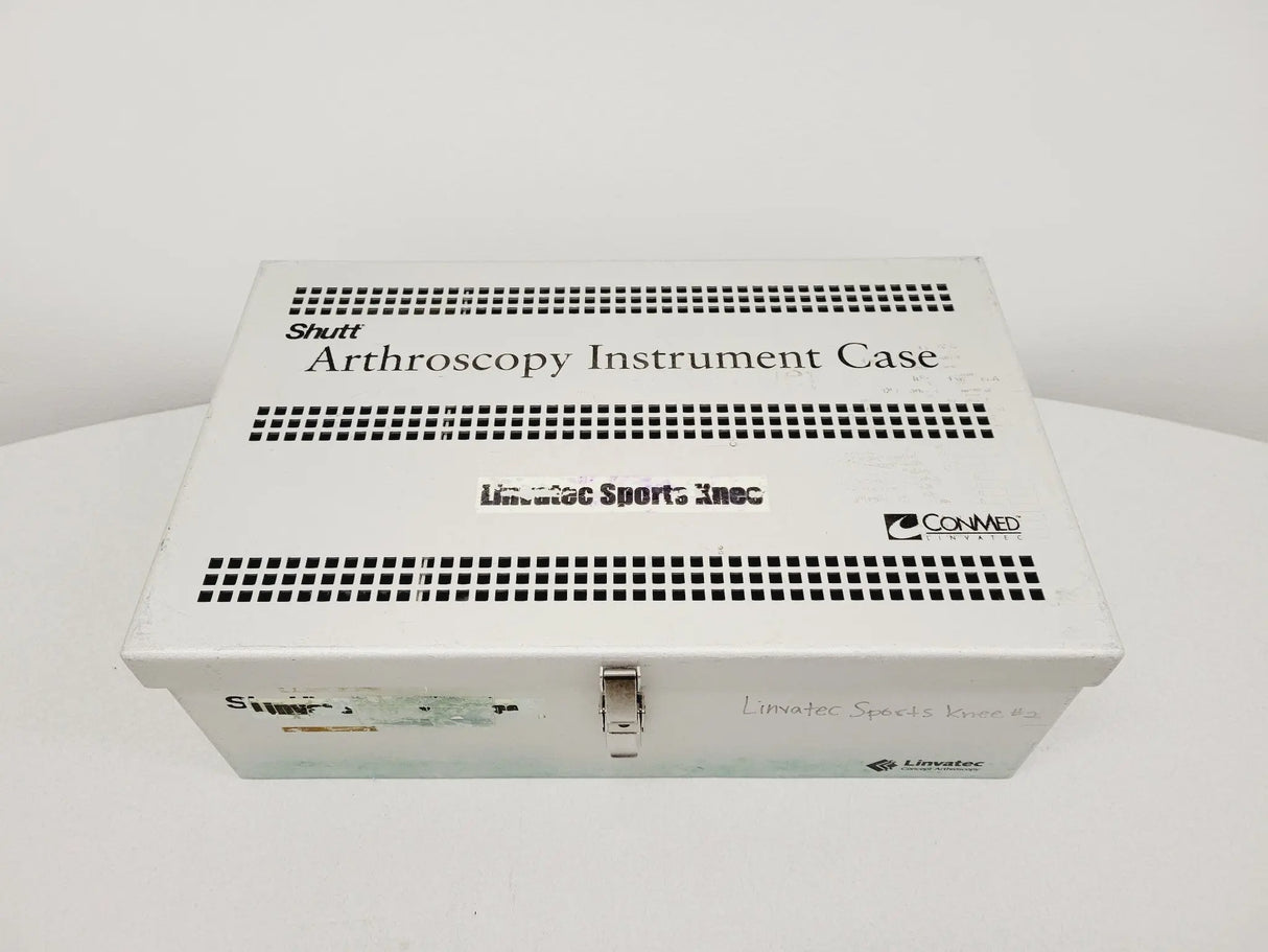 Conmed Linvatec Shutt Arthroscopy Instrument Case 18-3/8" x 11-1/4" x 6" ConMed Linvatec
