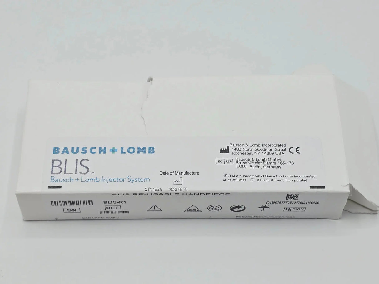 Bausch & Lomb BLIS-R1 Blis Reusable Handpiece New Open Box Primis Medical