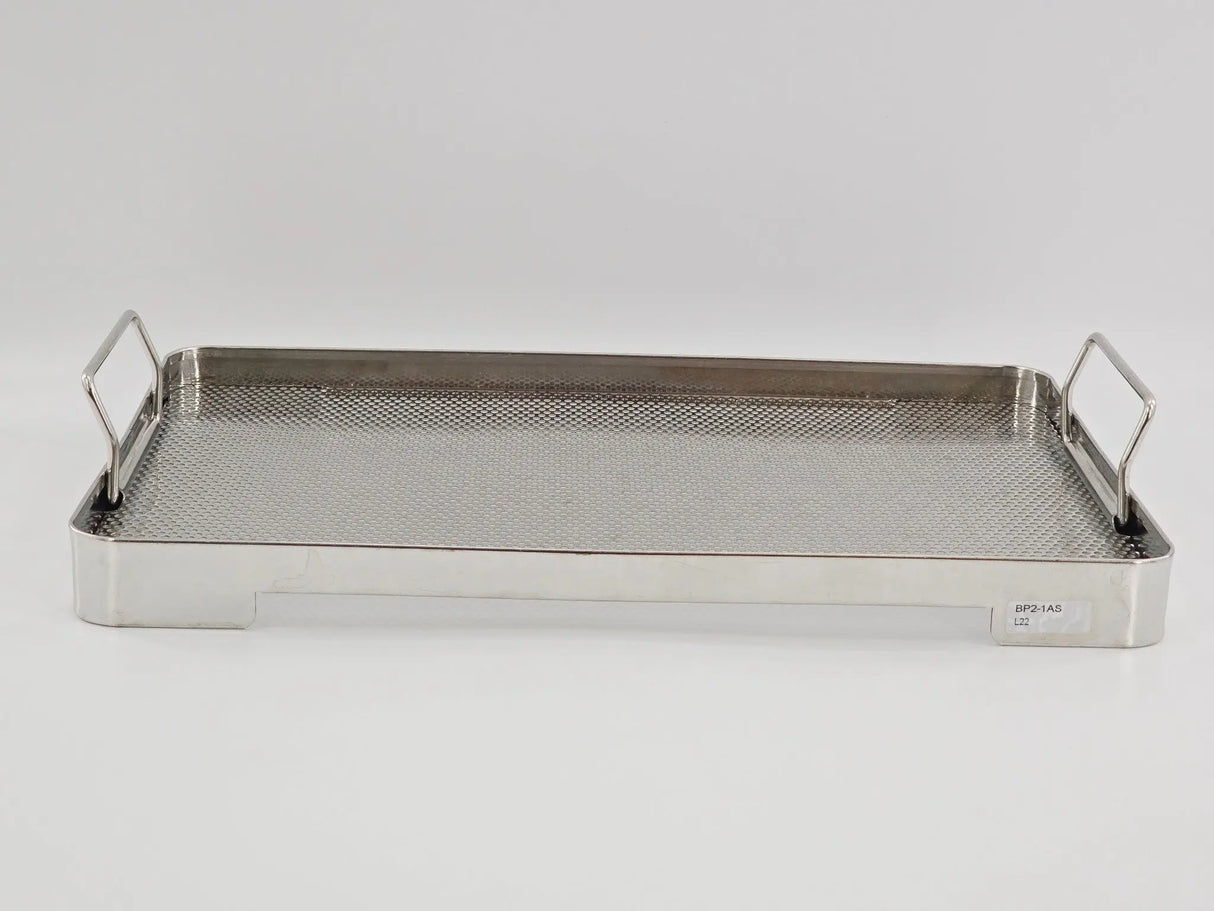 V. Mueller Genesis BP2-1AS MID Stainless Steel Basket 16 x 10 x .8" w/ Handles Primis Medical