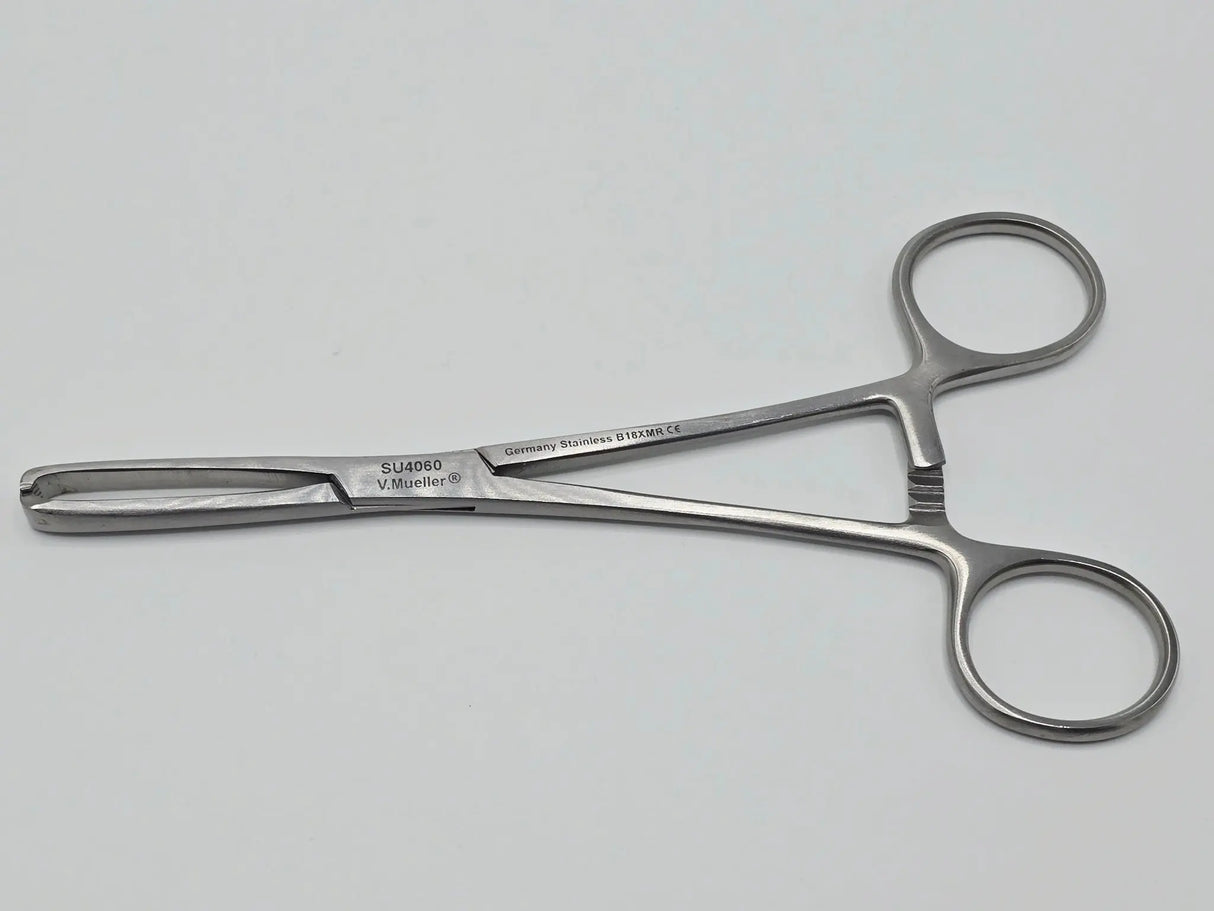 V. Mueller SU4060 Boys Allis Tissue Holding Forceps 5x6 Teeth Heavy Primis Medical