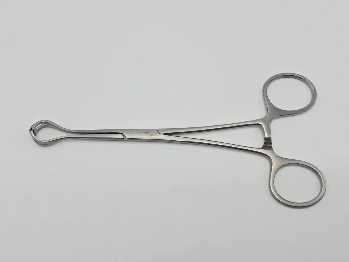 V. Mueller SU5005 Glassman Babcock Forceps 1cm Jaw Rounded Corners Surgical Tool Primis Medical