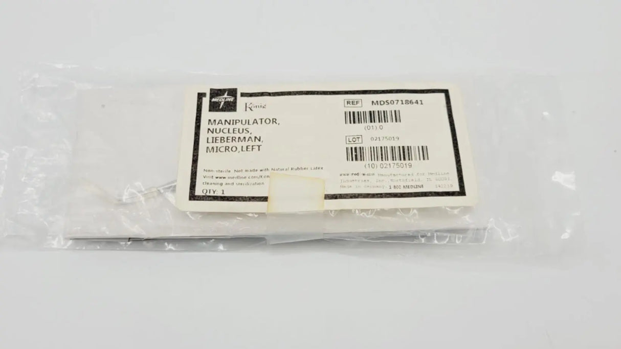 Medline Konig MDS0718641 Micro Lieberman Nucleus Manipulator, Left, 4-3/4" Medline