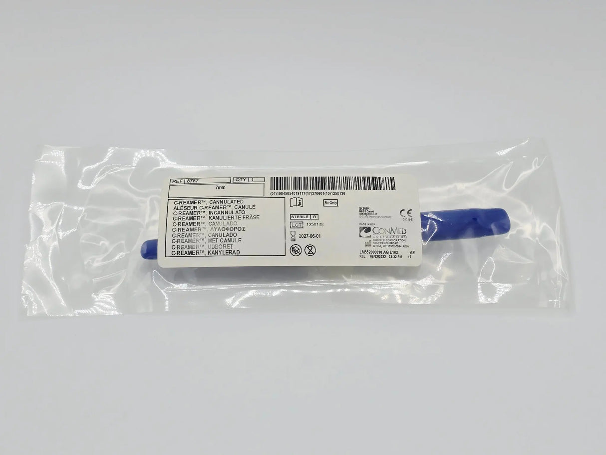 Conmed 8787 C-Reamer Cannulated 7.0mm Surgical Orthopedic Instrument Primis Medical