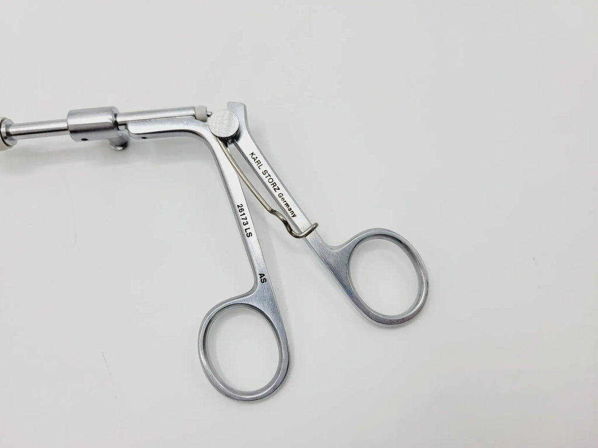 Karl Storz 26173 LS Laparoscopic Needle Holder, Serrated 16" Karl Storz