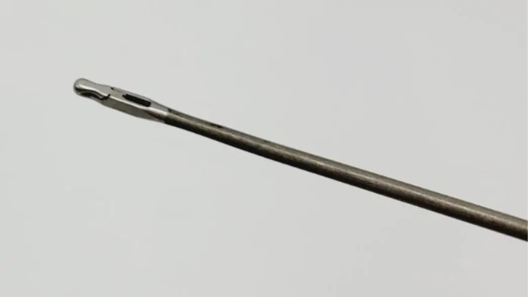 Karl Storz 8591 AV Kleinsasser Micro Laryngeal Round Cup Forceps, Straight, 12" Karl Storz