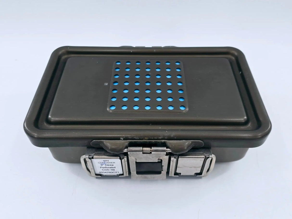 V. Mueller CD0-3B Genesis Mini Sterilization Container w/ Lid & Tray 3" V. Mueller