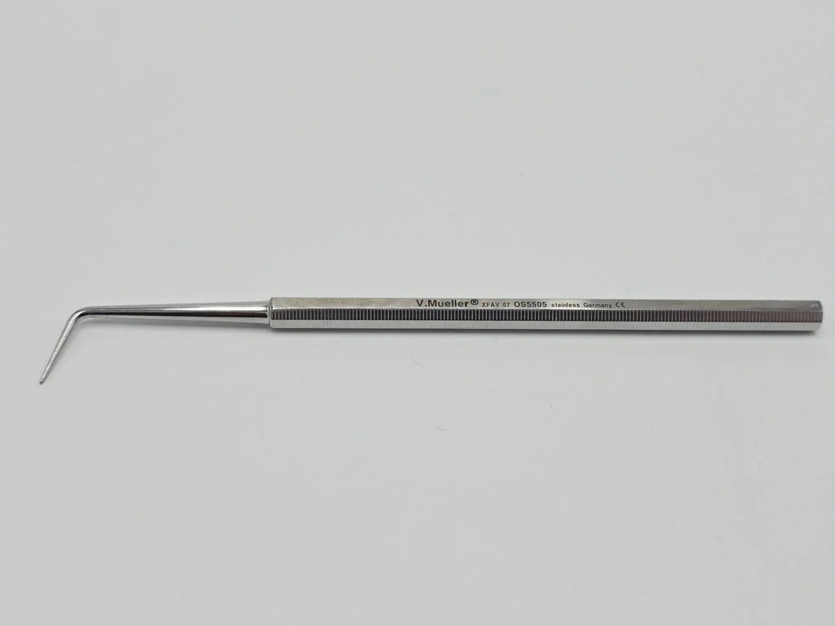 V. Mueller OS5505 Bunnell Dissecting Probe Angled Tip 5.5" Surgical Instrument Primis Medical