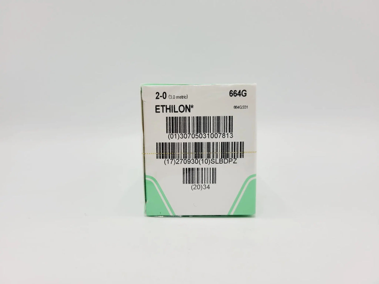 Ethicon 664G 2-0 ETHILON BLACK 1X18" FS Box of 12 Ethicon