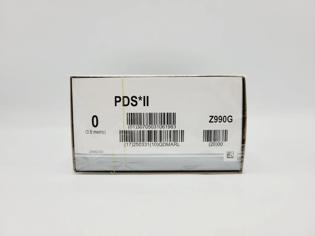 Ethicon Z990G 0 PDS II VIOLET 1X60" LOOPED 30" CTX Box of 12 (Short Dated) Ethicon