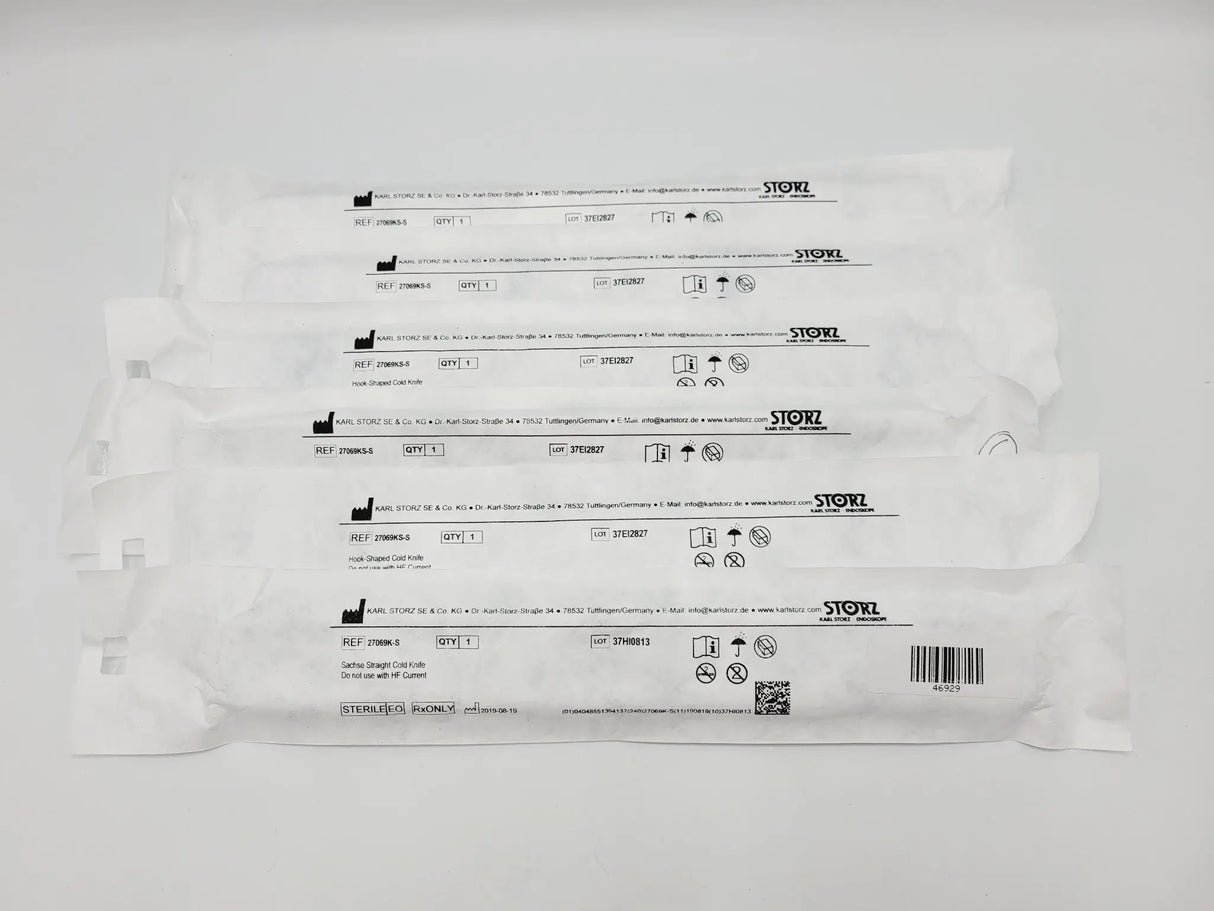 Karl Storz 27069K-S Sachse Straight Cold Knife Pack of 6 Karl Storz