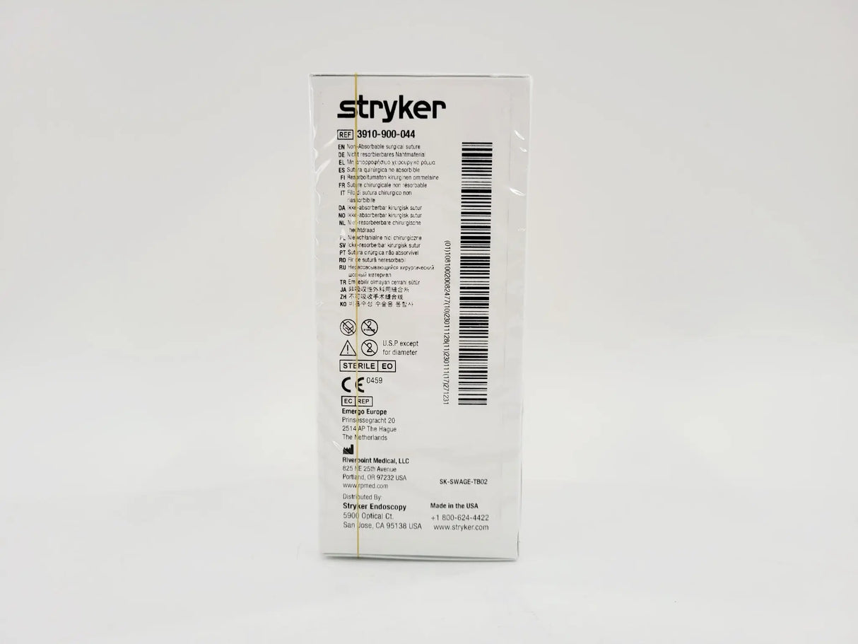 Stryker 3910-900-044 XBraid TT 7" Passing Loop Tape BLUE 24" 1.0mm Box of 6 Stryker