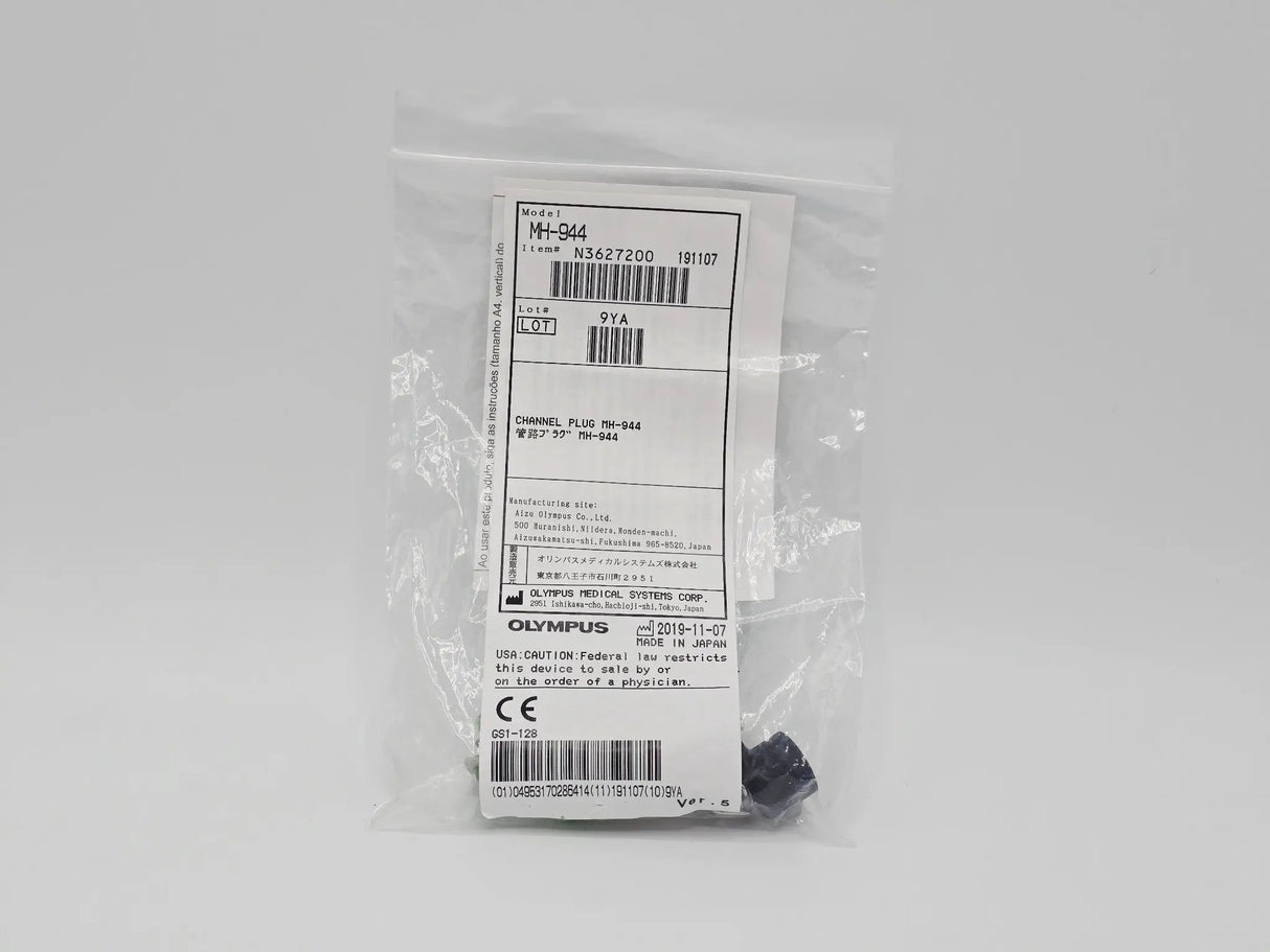 Olympus MH-944 Channel Plug OEM Accessory for Endoscopy Reprocessing Olympus