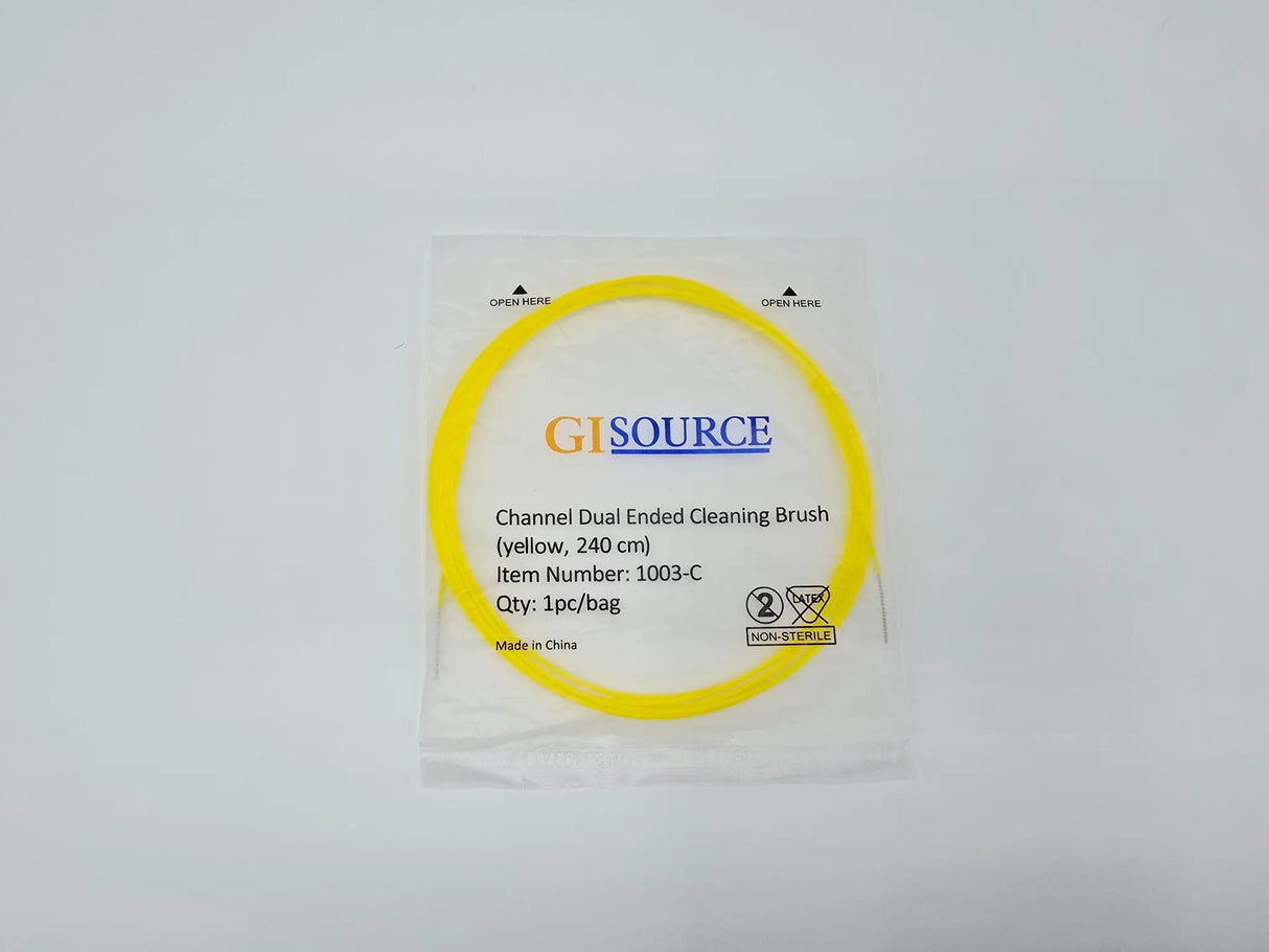GI Source 1003-C Channel Dual Ended Cleaning Brush 240cm Medical Accessory GI Source